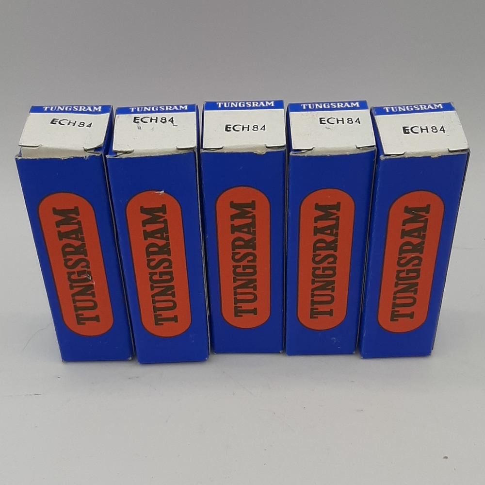 Vintage ECH84 TUNGSRAM Electronic Tube Set of 5